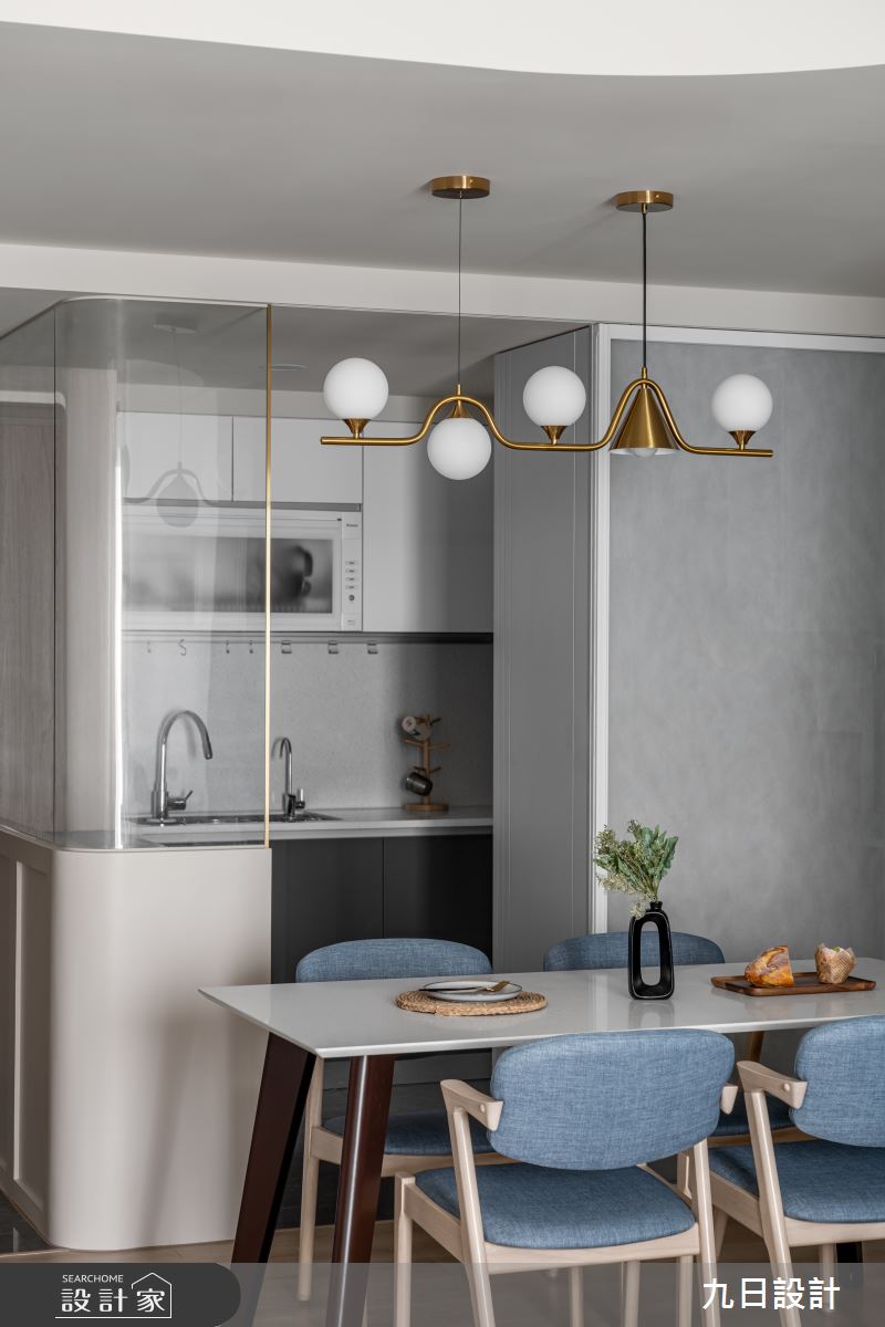 20坪新成屋(5年以下)＿北歐風餐廳廚房案例圖片＿九日室內裝修設計＿九日_132之6