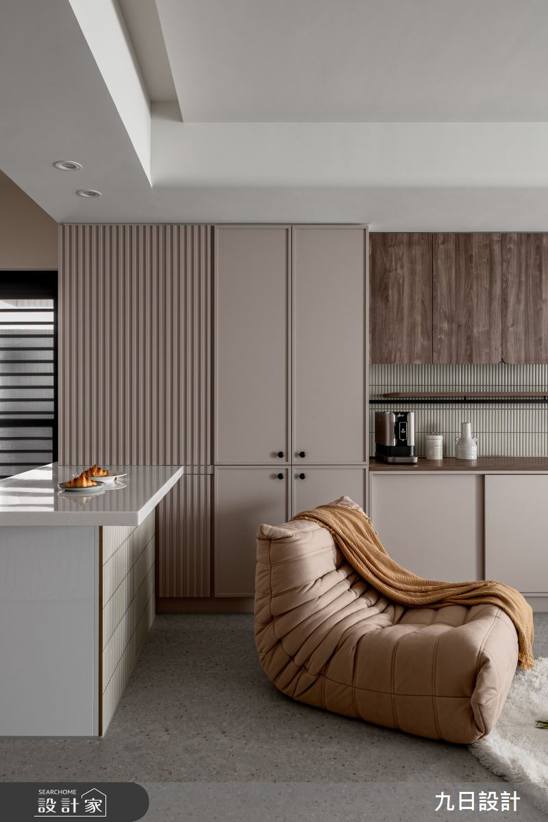 28坪新成屋(5年以下)＿奶茶風中島案例圖片＿九日室內裝修設計＿九日_133之30