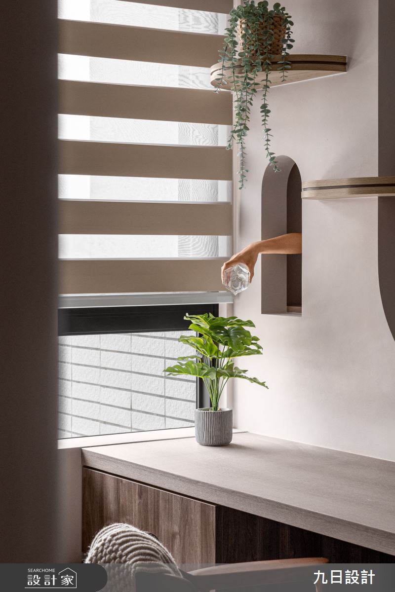 28坪新成屋(5年以下)＿奶茶風書房案例圖片＿九日室內裝修設計＿九日_133之38