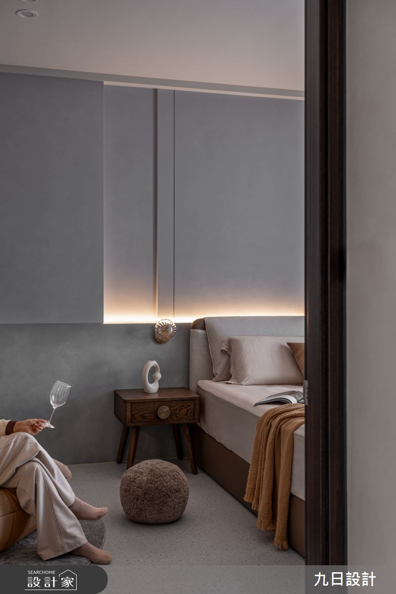 28坪新成屋(5年以下)＿奶茶風臥室案例圖片＿九日室內裝修設計＿九日_133之40