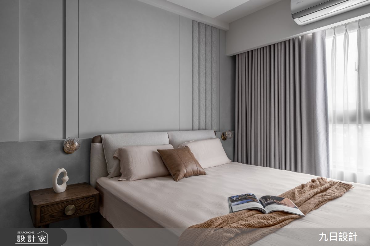 28坪新成屋(5年以下)＿奶茶風臥室案例圖片＿九日室內裝修設計＿九日_133之41