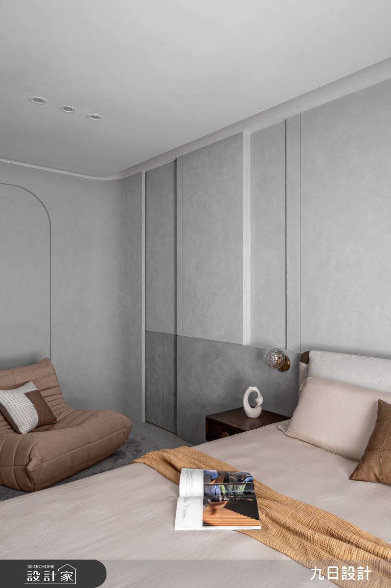 28坪新成屋(5年以下)＿奶茶風臥室案例圖片＿九日室內裝修設計＿九日_133之43