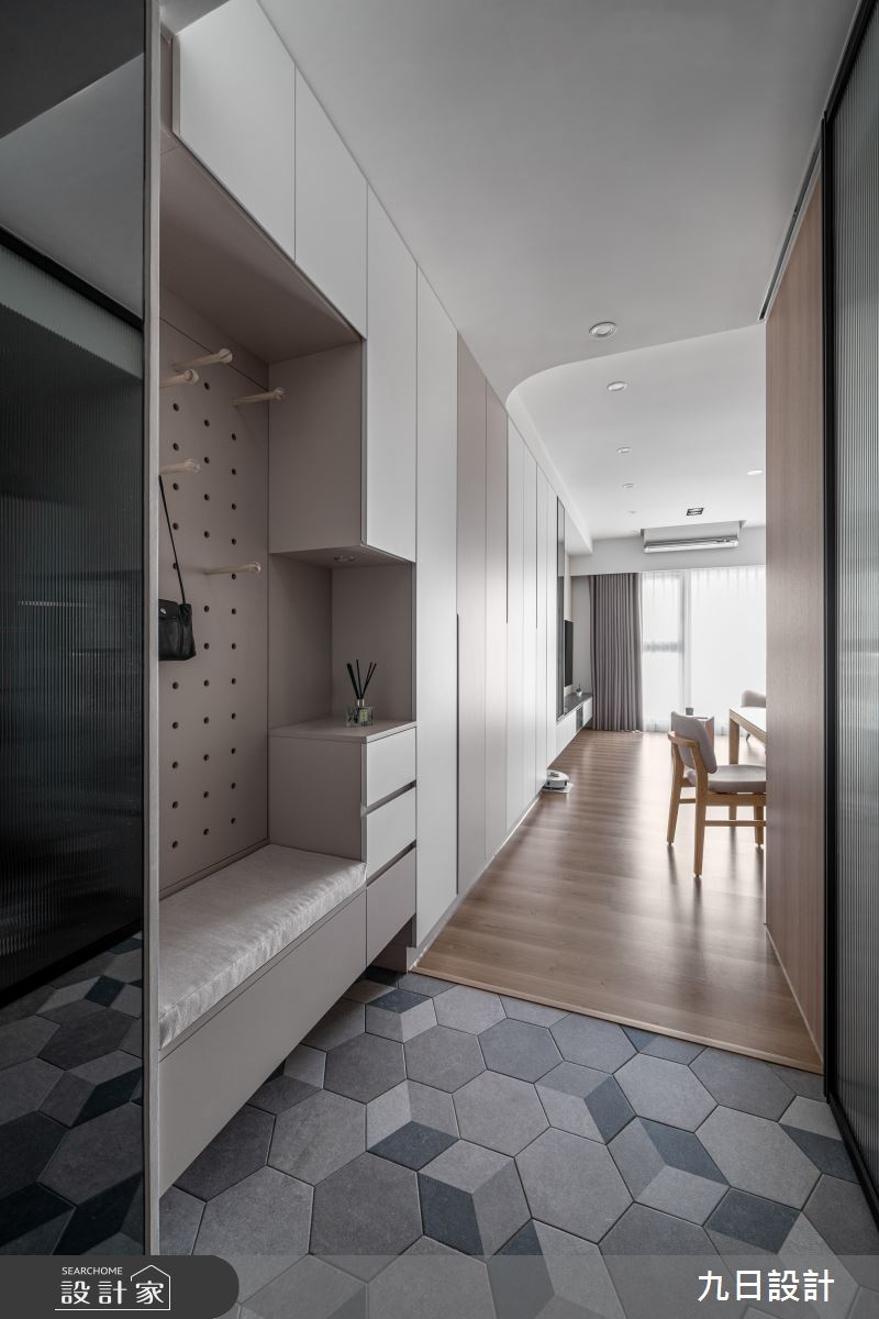 18坪新成屋(5年以下)＿北歐風玄關案例圖片＿九日室內裝修設計＿九日_134之6