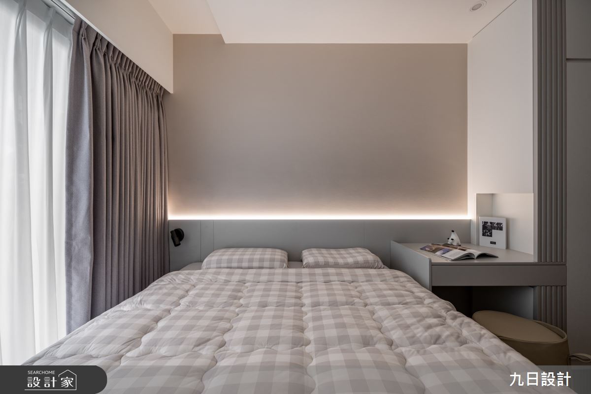 18坪新成屋(5年以下)＿北歐風臥室案例圖片＿九日室內裝修設計＿九日_134之4
