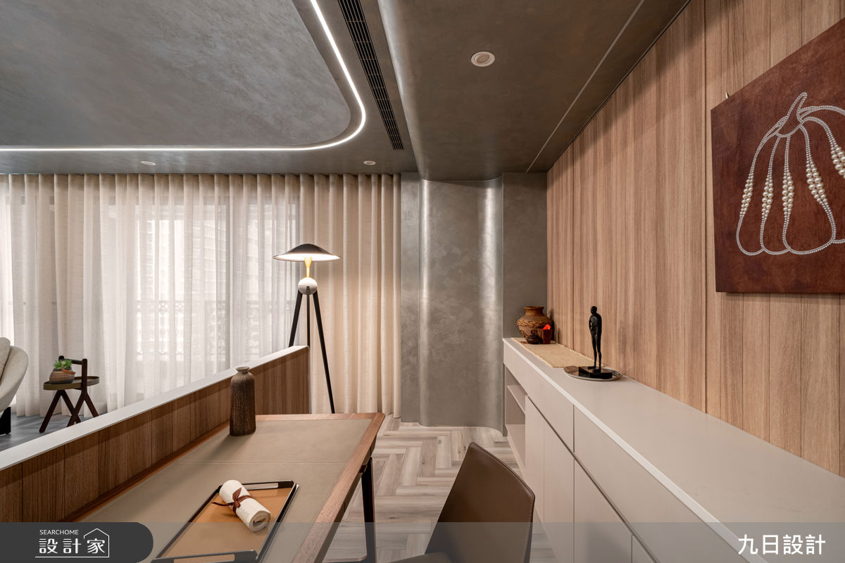 78坪中古屋(5~15年)＿混搭風客廳工作區案例圖片＿九日室內裝修設計＿九日_135之19