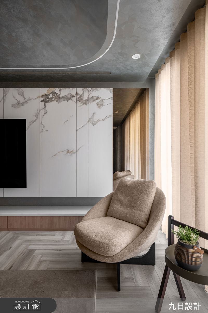 78坪中古屋(5~15年)＿混搭風客廳案例圖片＿九日室內裝修設計＿九日_135之7