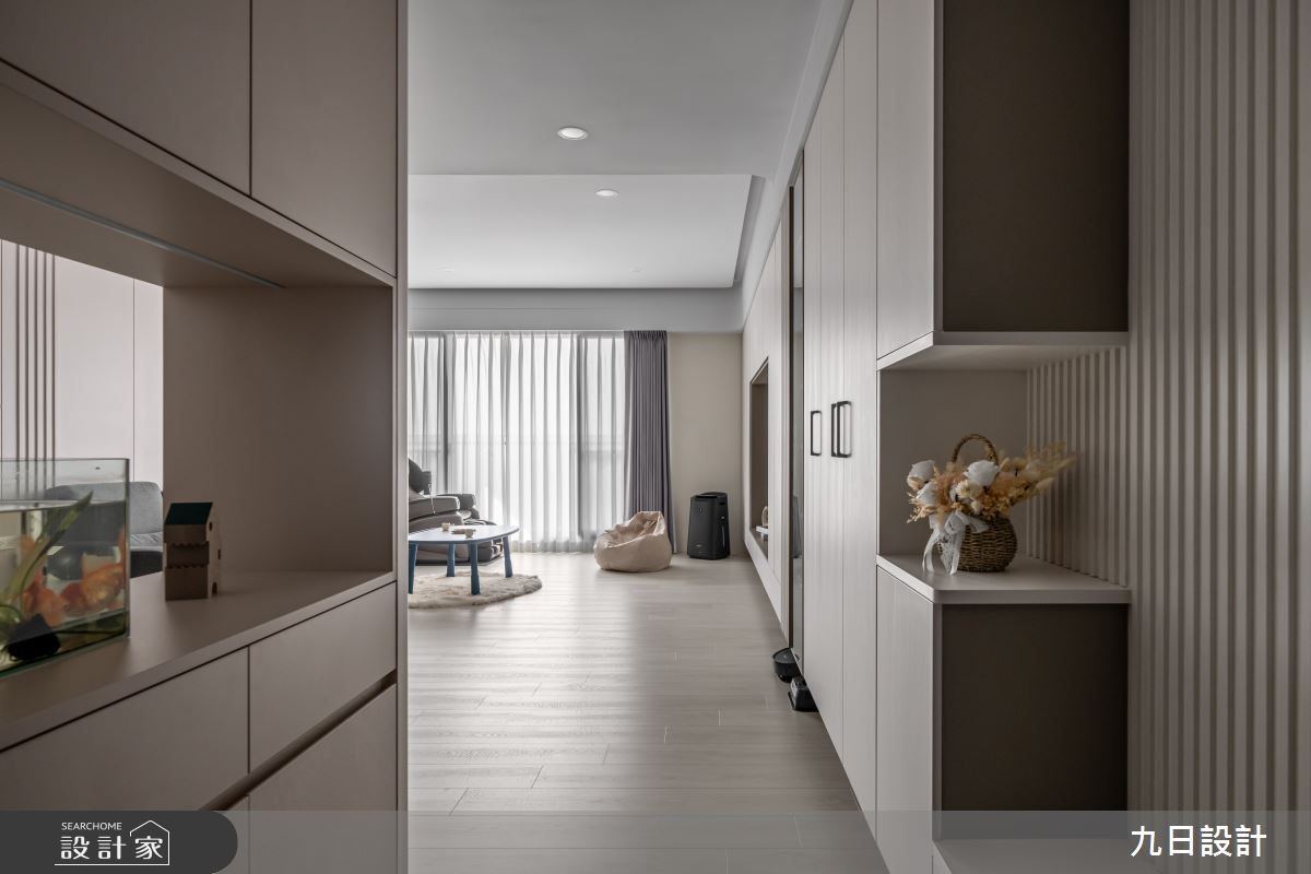 37坪中古屋(5~15年)＿現代混搭風玄關案例圖片＿九日室內裝修設計＿九日_137之1