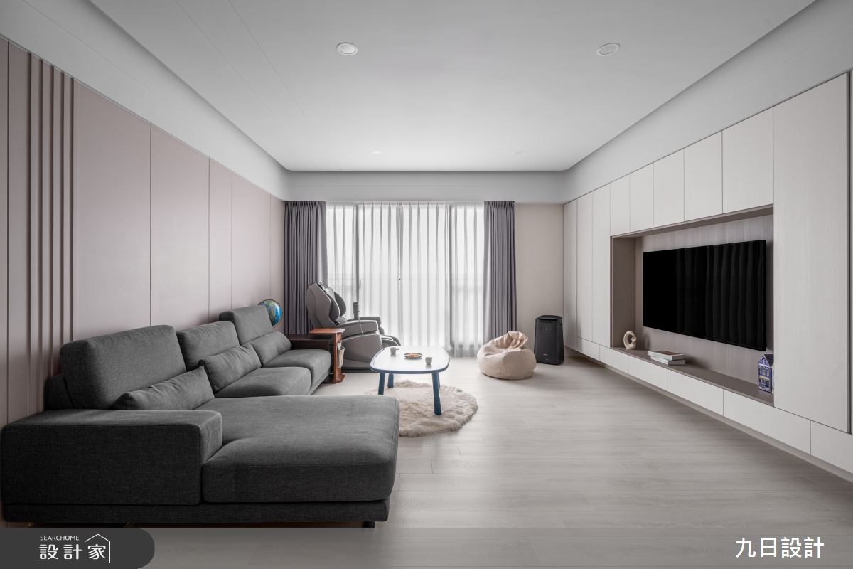 37坪中古屋(5~15年)＿現代混搭風客廳案例圖片＿九日室內裝修設計＿九日_137之4