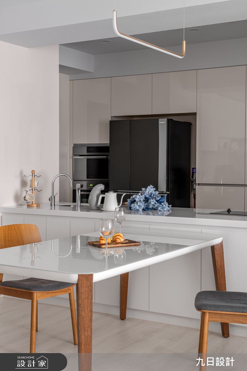 37坪中古屋(5~15年)＿現代混搭風餐廳中島案例圖片＿九日室內裝修設計＿九日_137之11