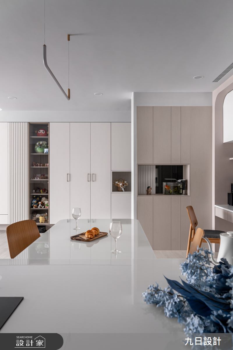 37坪中古屋(5~15年)＿現代混搭風餐廳中島案例圖片＿九日室內裝修設計＿九日_137之13