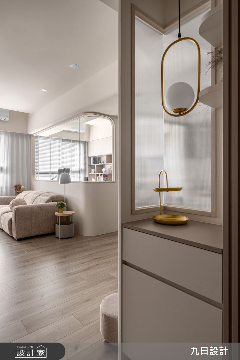 22坪新成屋(5年以下)＿混搭侘寂風玄關案例圖片＿九日室內裝修設計＿九日_138之2