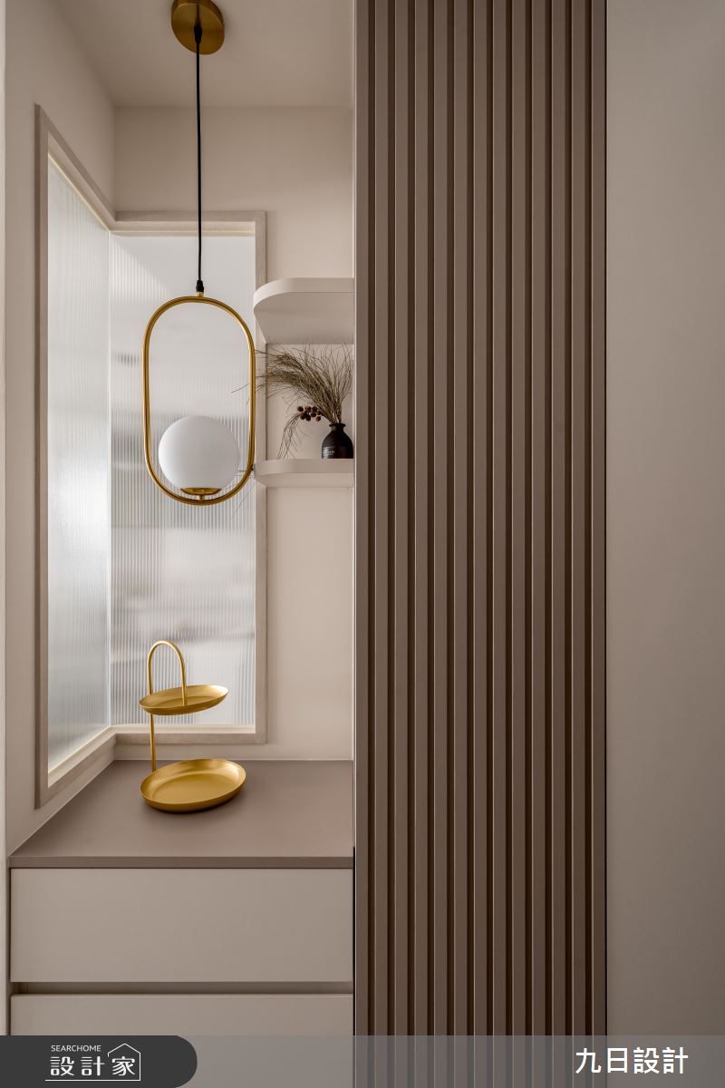 22坪新成屋(5年以下)＿混搭侘寂風玄關案例圖片＿九日室內裝修設計＿九日_138之3