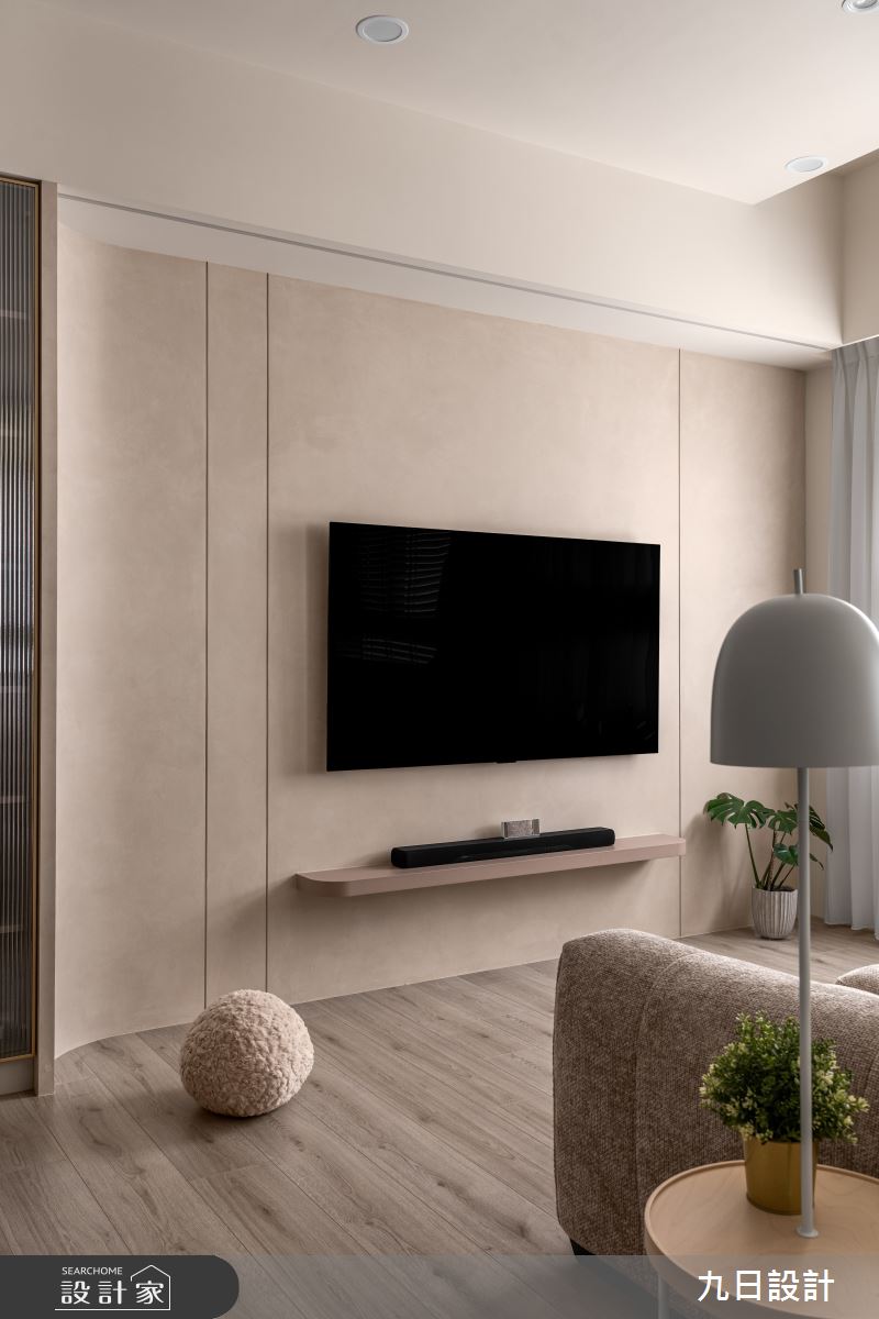 22坪新成屋(5年以下)＿混搭侘寂風客廳案例圖片＿九日室內裝修設計＿九日_138之14