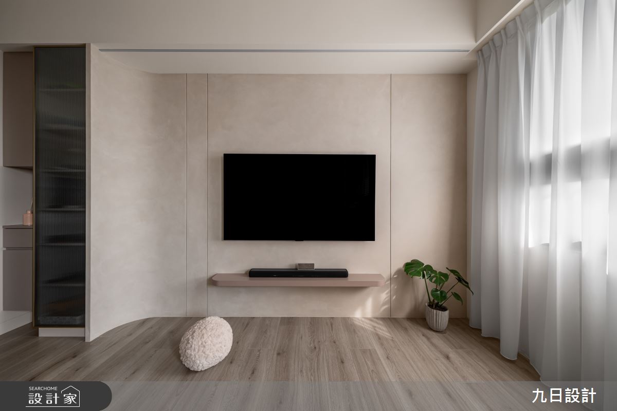 22坪新成屋(5年以下)＿混搭侘寂風客廳案例圖片＿九日室內裝修設計＿九日_138之10