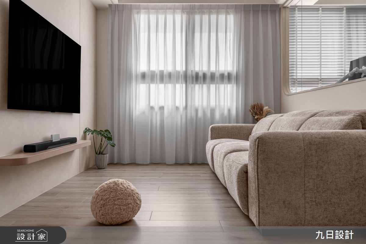 22坪新成屋(5年以下)＿混搭侘寂風客廳案例圖片＿九日室內裝修設計＿九日_138之13