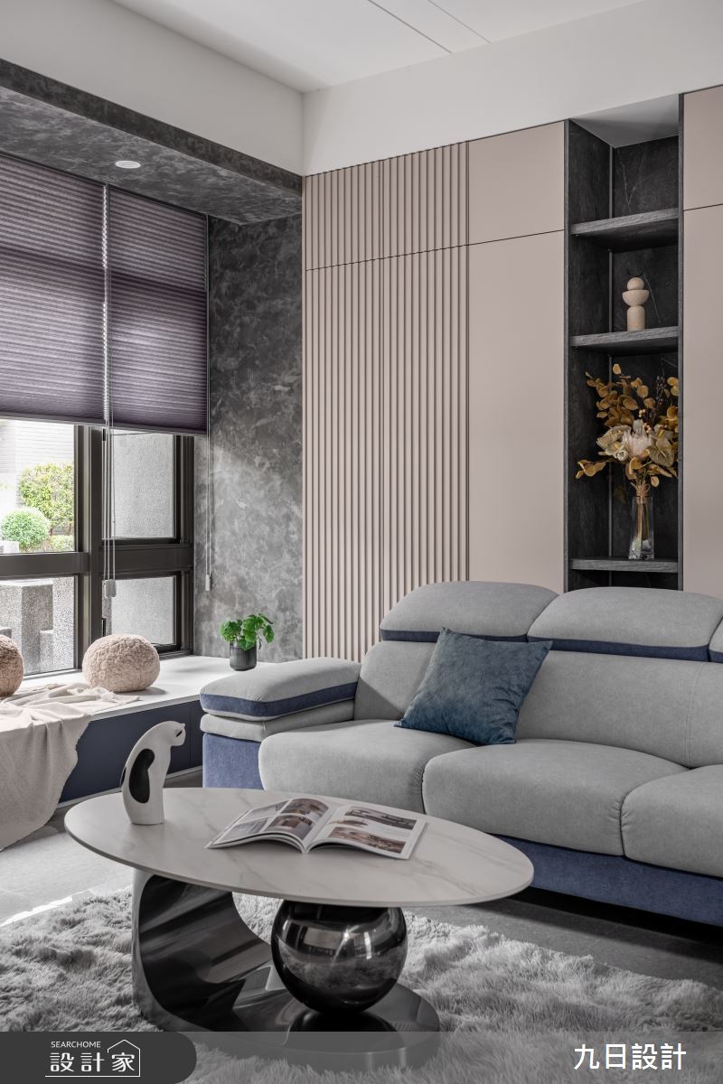 48坪新成屋(5年以下)＿現代輕奢風客廳案例圖片＿九日室內裝修設計＿九日_139之5