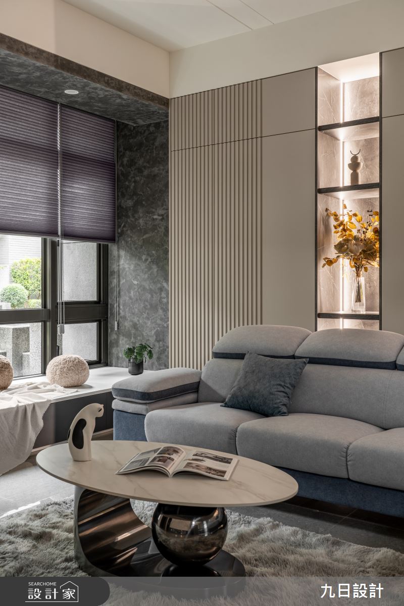 48坪新成屋(5年以下)＿現代輕奢風客廳案例圖片＿九日室內裝修設計＿九日_139之6