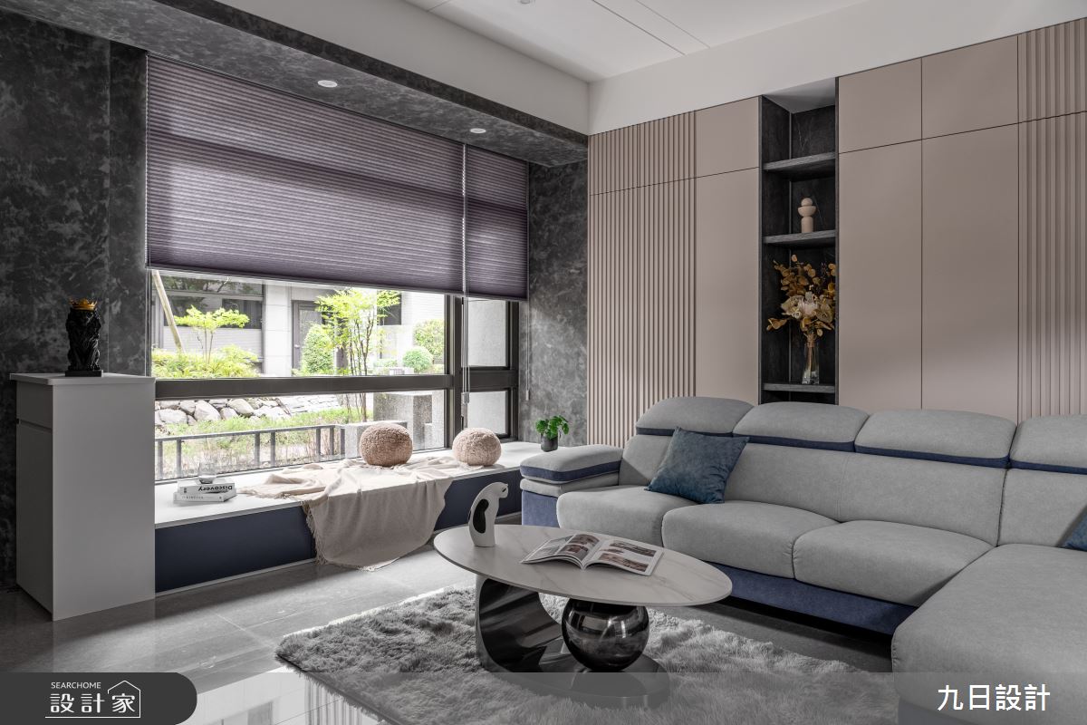 48坪新成屋(5年以下)＿現代輕奢風客廳案例圖片＿九日室內裝修設計＿九日_139之3