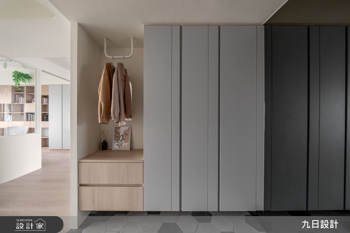 25坪老屋(16~30年)＿日式北歐風玄關案例圖片＿九日室內裝修設計＿九日_140之4