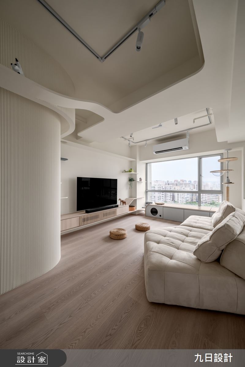 25坪老屋(16~30年)＿日式北歐風客廳寵物案例圖片＿九日室內裝修設計＿九日_140之15