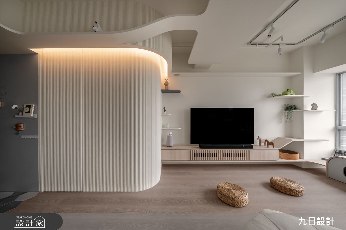 25坪老屋(16~30年)＿日式北歐風客廳寵物案例圖片＿九日室內裝修設計＿九日_140之9