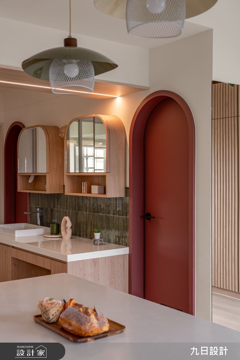 25坪老屋(16~30年)＿日式北歐風浴室中島案例圖片＿九日室內裝修設計＿九日_140之25