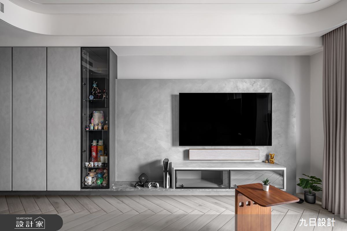 20坪新成屋(5年以下)＿現代科技風客廳案例圖片＿九日室內裝修設計＿九日_141之21