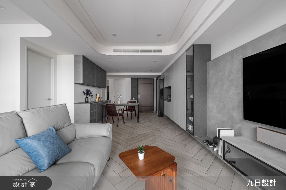 20坪新成屋(5年以下)＿現代科技風客廳餐廳案例圖片＿九日室內裝修設計＿九日_141之17