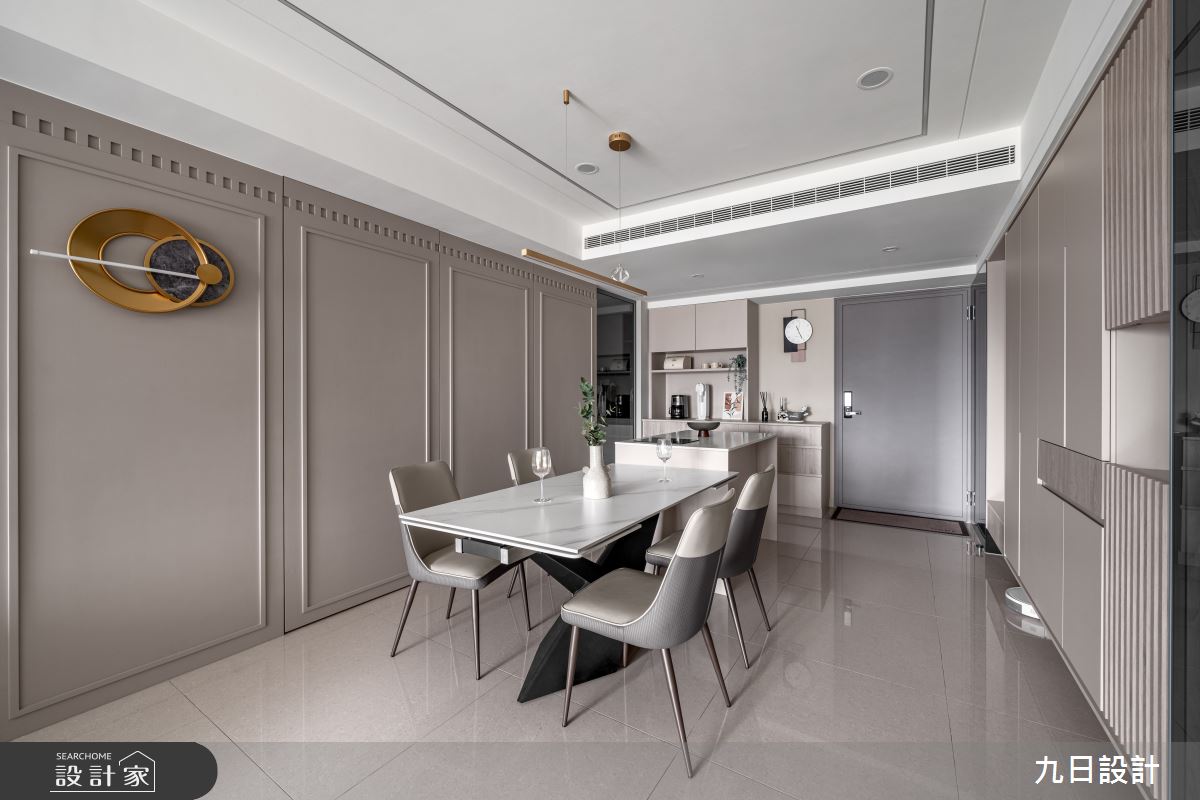 29坪新成屋(5年以下)＿現代美式風餐廳廚房中島案例圖片＿九日室內裝修設計＿九日_142之6