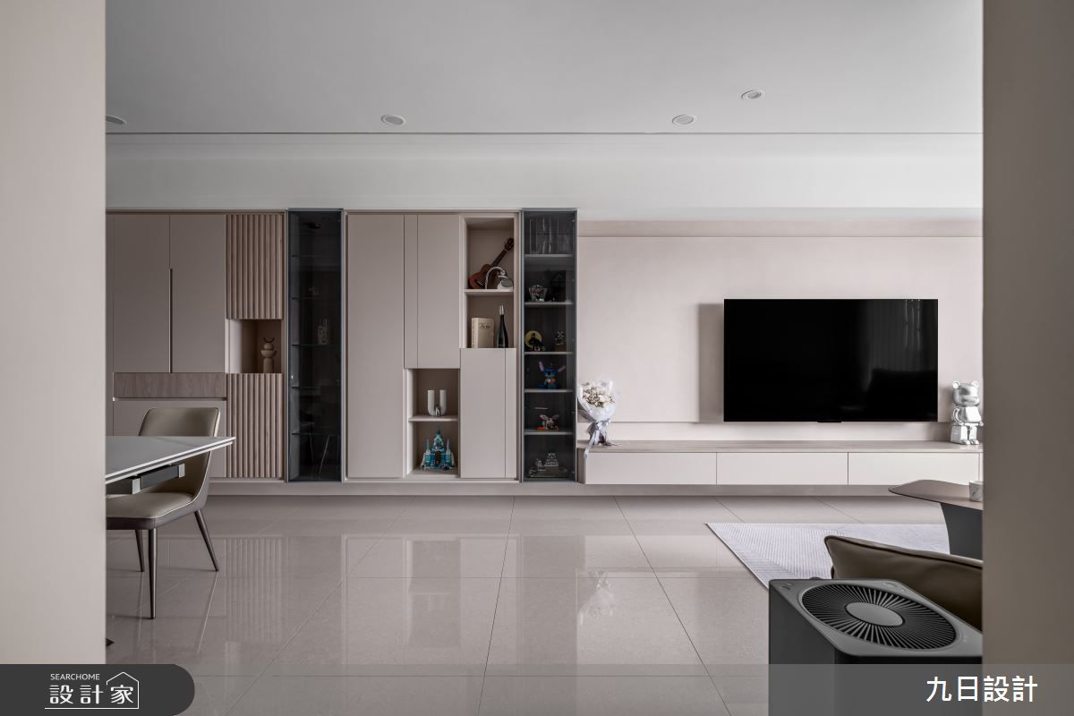 29坪新成屋(5年以下)＿現代美式風客廳餐廳案例圖片＿九日室內裝修設計＿九日_142之17