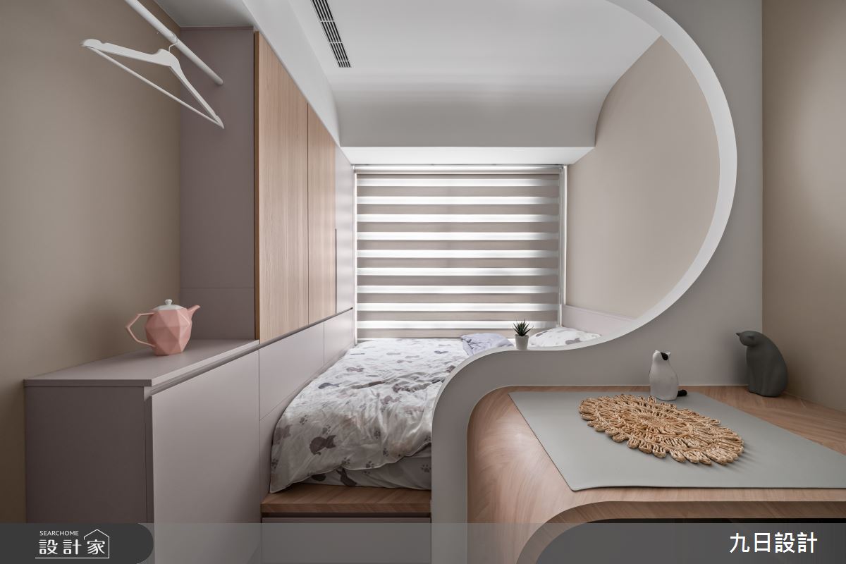 29坪新成屋(5年以下)＿現代美式風臥室案例圖片＿九日室內裝修設計＿九日_142之27