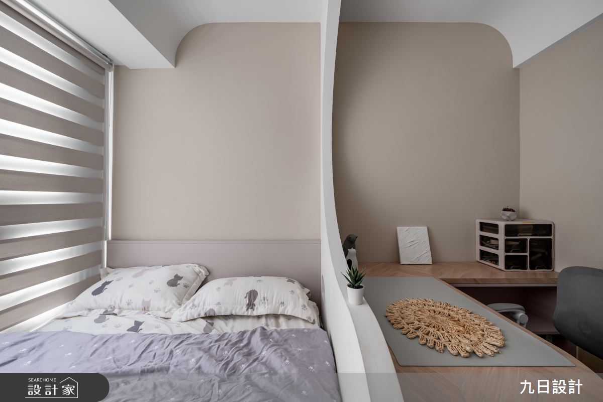 29坪新成屋(5年以下)＿現代美式風臥室案例圖片＿九日室內裝修設計＿九日_142之32