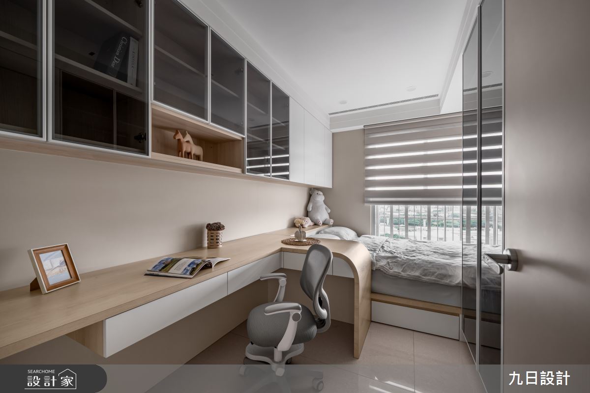 29坪新成屋(5年以下)＿現代美式風臥室案例圖片＿九日室內裝修設計＿九日_142之33