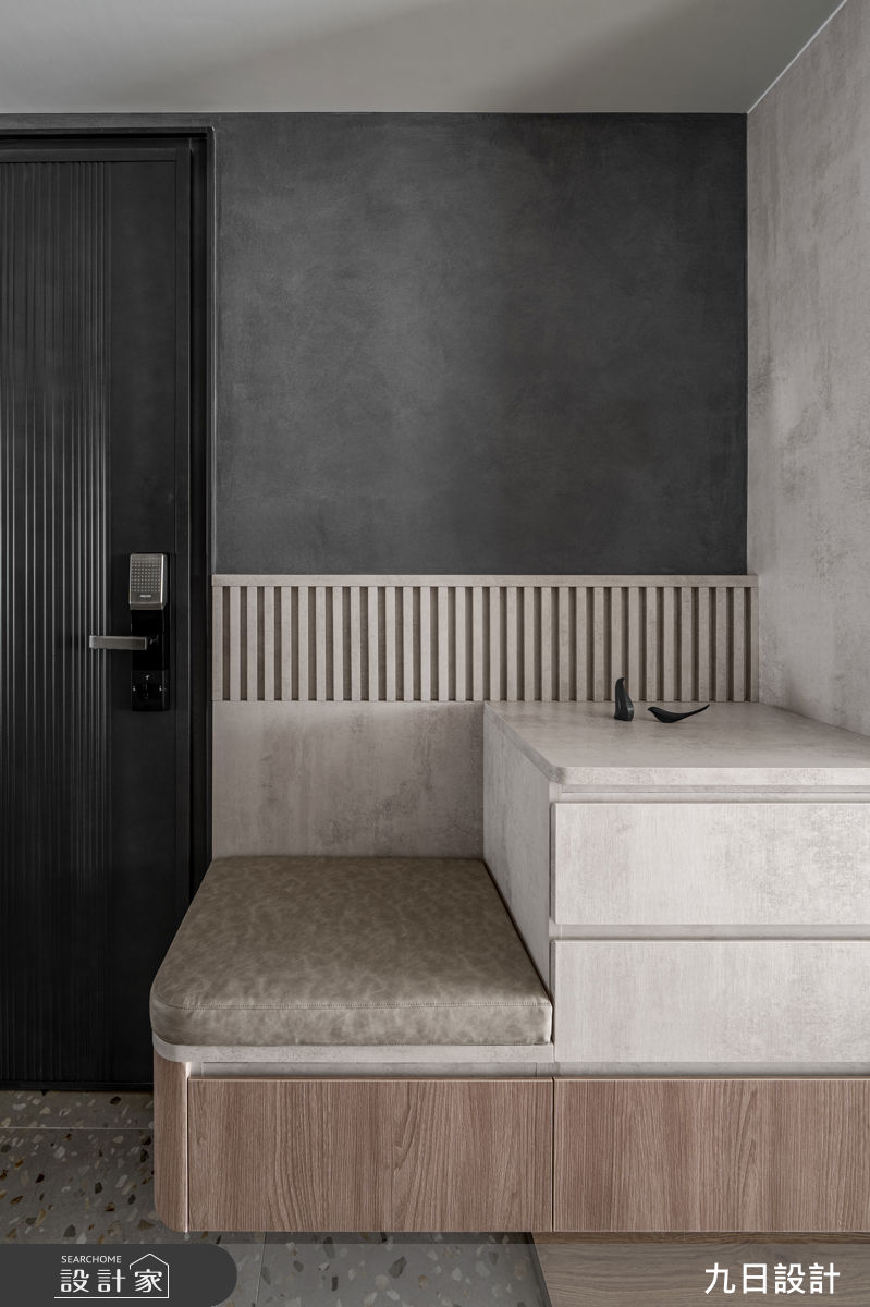 25坪新成屋(5年以下)＿現代工業風玄關案例圖片＿九日室內裝修設計＿九日_143之3