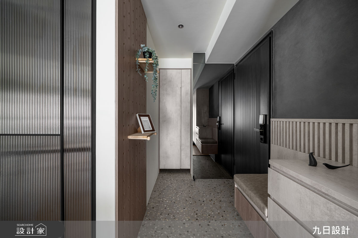 25坪新成屋(5年以下)＿現代工業風玄關案例圖片＿九日室內裝修設計＿九日_143之1