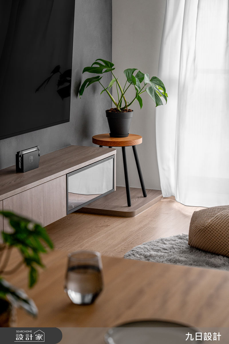 25坪新成屋(5年以下)＿現代工業風客廳案例圖片＿九日室內裝修設計＿九日_143之5