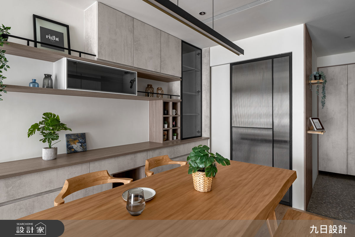 25坪新成屋(5年以下)＿現代工業風玄關餐廳案例圖片＿九日室內裝修設計＿九日_143之9