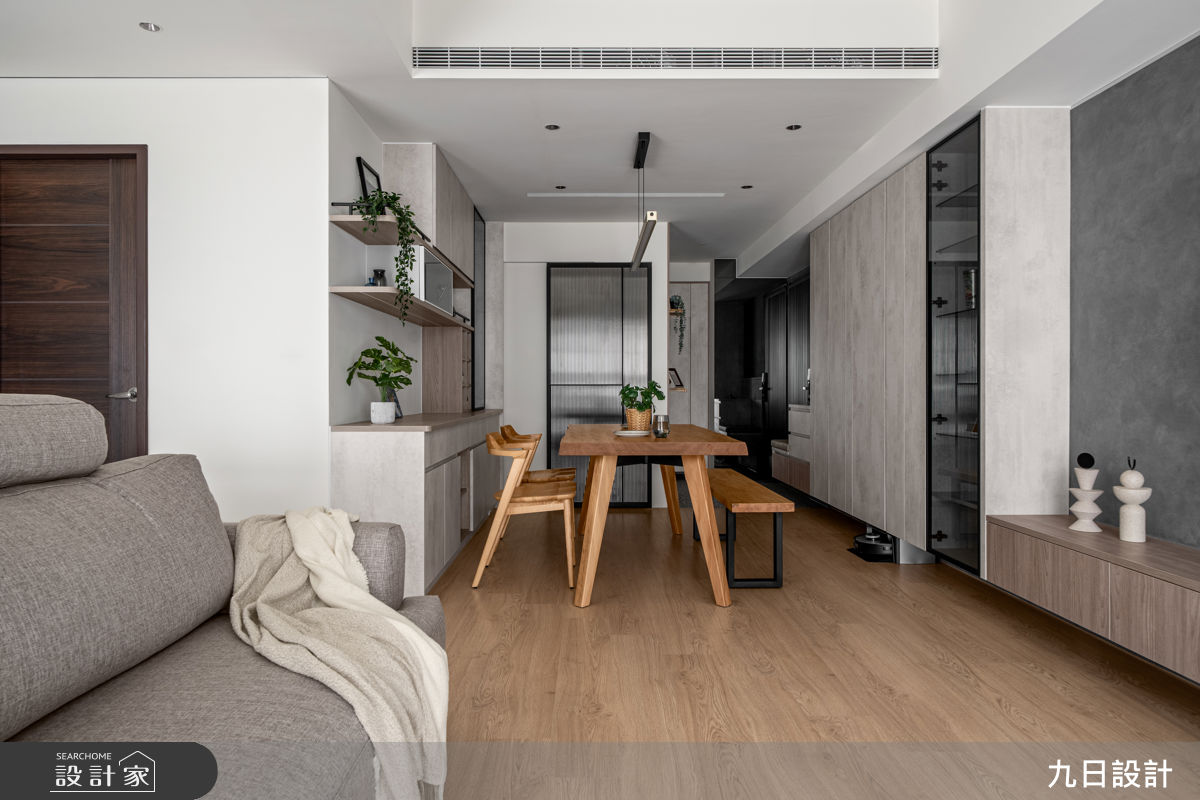 25坪新成屋(5年以下)＿現代工業風客廳餐廳案例圖片＿九日室內裝修設計＿九日_143之19