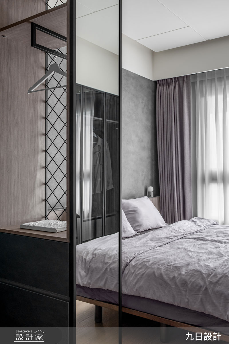 25坪新成屋(5年以下)＿現代工業風臥室案例圖片＿九日室內裝修設計＿九日_143之29