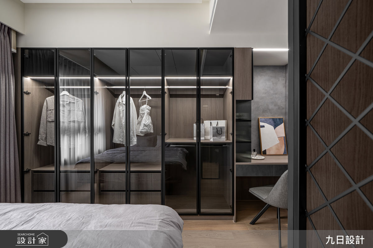 25坪新成屋(5年以下)＿現代工業風臥室案例圖片＿九日室內裝修設計＿九日_143之33