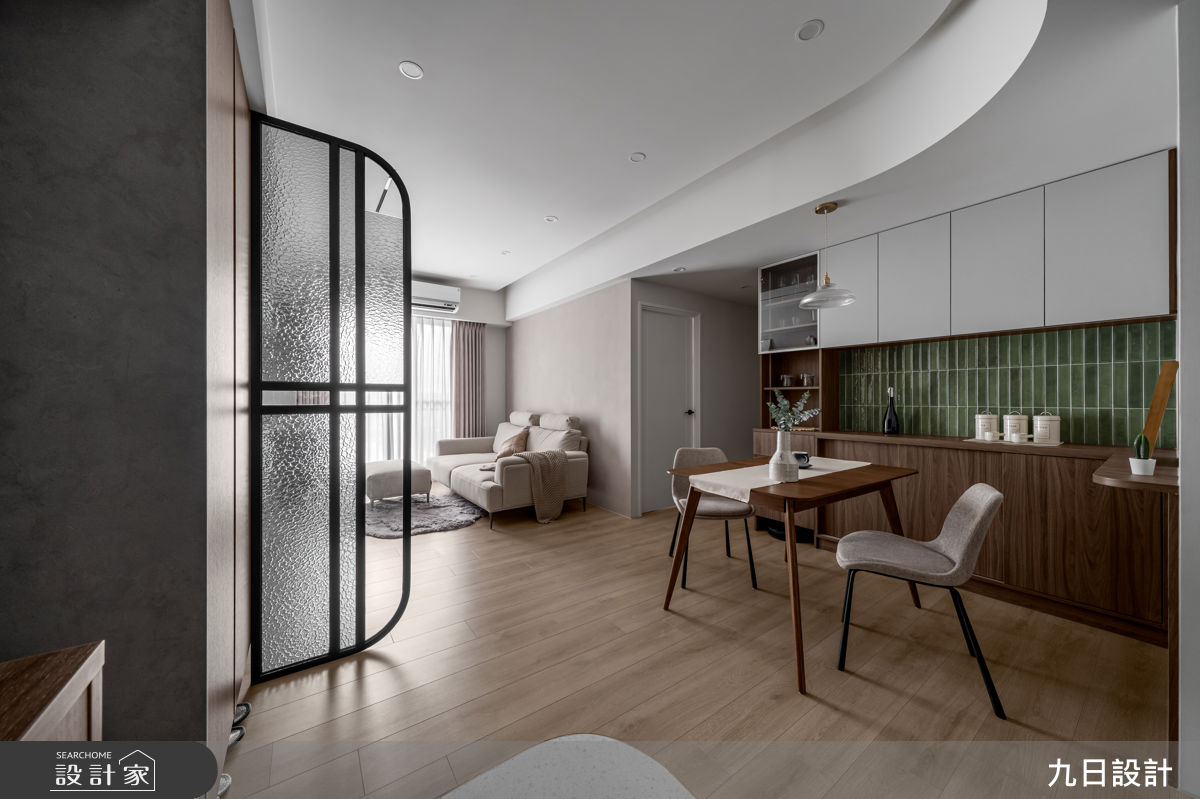 20坪新成屋(5年以下)＿復古工業風玄關客廳餐廳案例圖片＿九日室內裝修設計＿九日_144之1