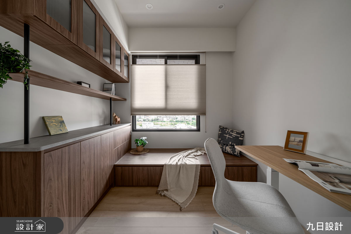 20坪新成屋(5年以下)＿復古工業風書房臥榻案例圖片＿九日室內裝修設計＿九日_144之148