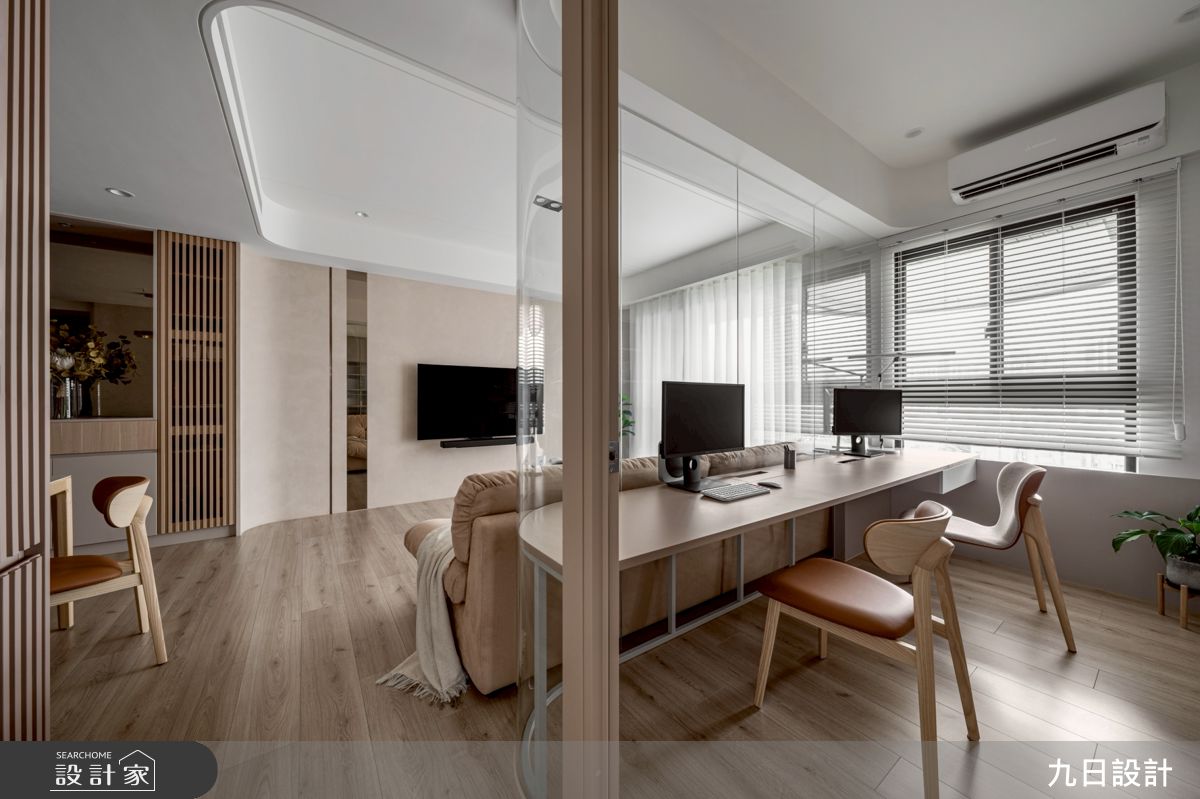 20坪新成屋(5年以下)＿復古工業風客廳書房案例圖片＿九日室內裝修設計＿九日_145之15