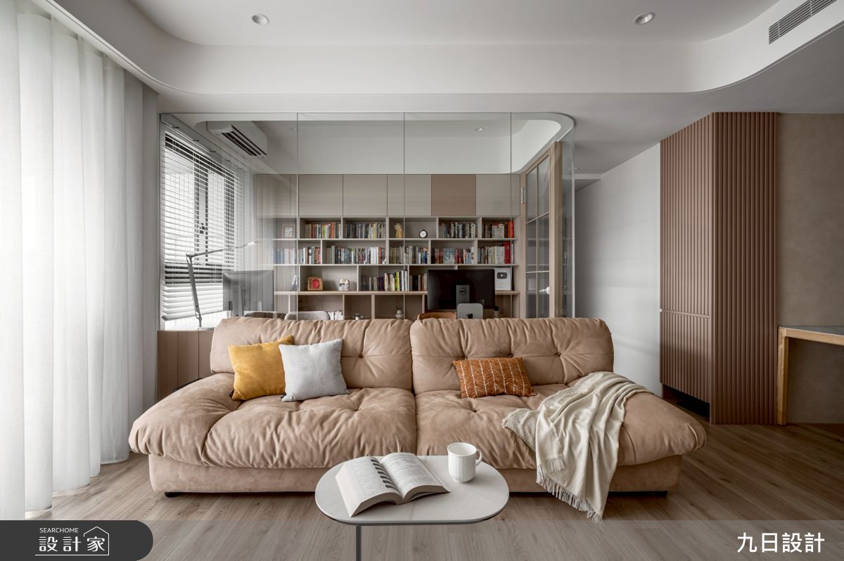 20坪新成屋(5年以下)＿復古工業風客廳書房案例圖片＿九日室內裝修設計＿九日_145之14