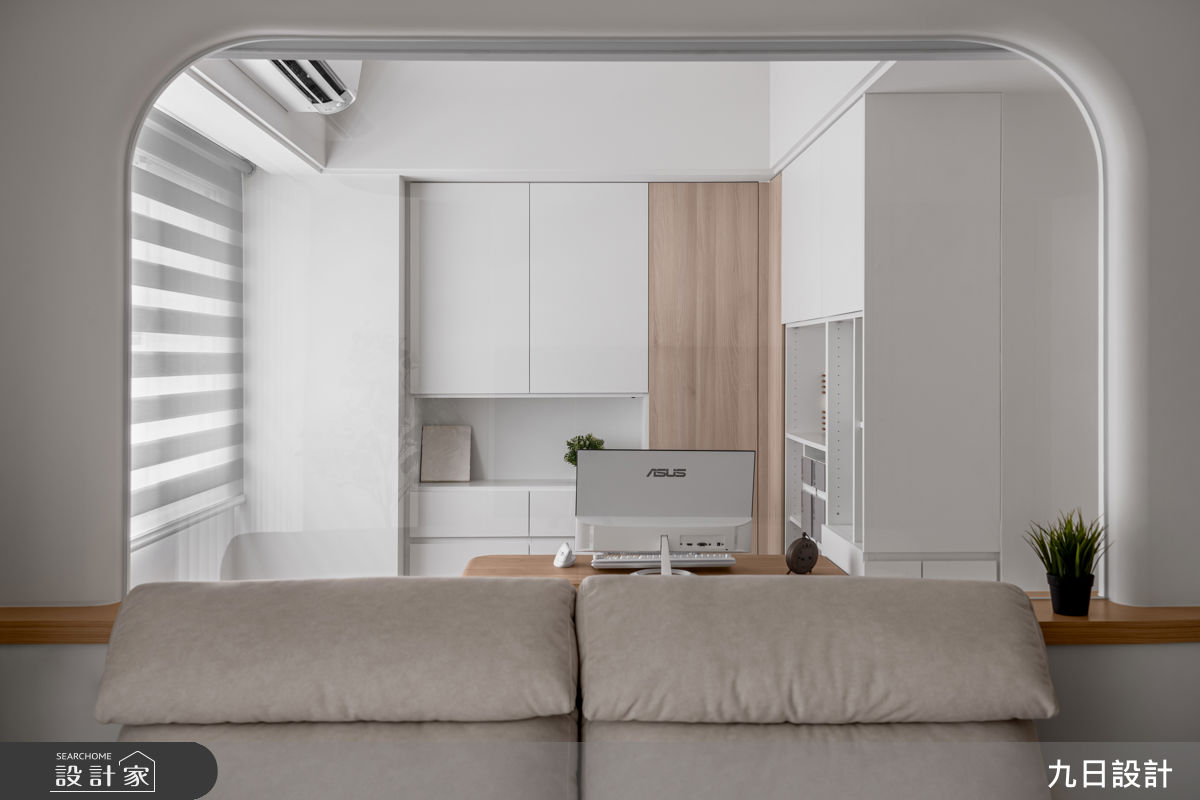 20坪老屋(16~30年)＿北歐風書房工作區案例圖片＿九日室內裝修設計＿九日_146之19