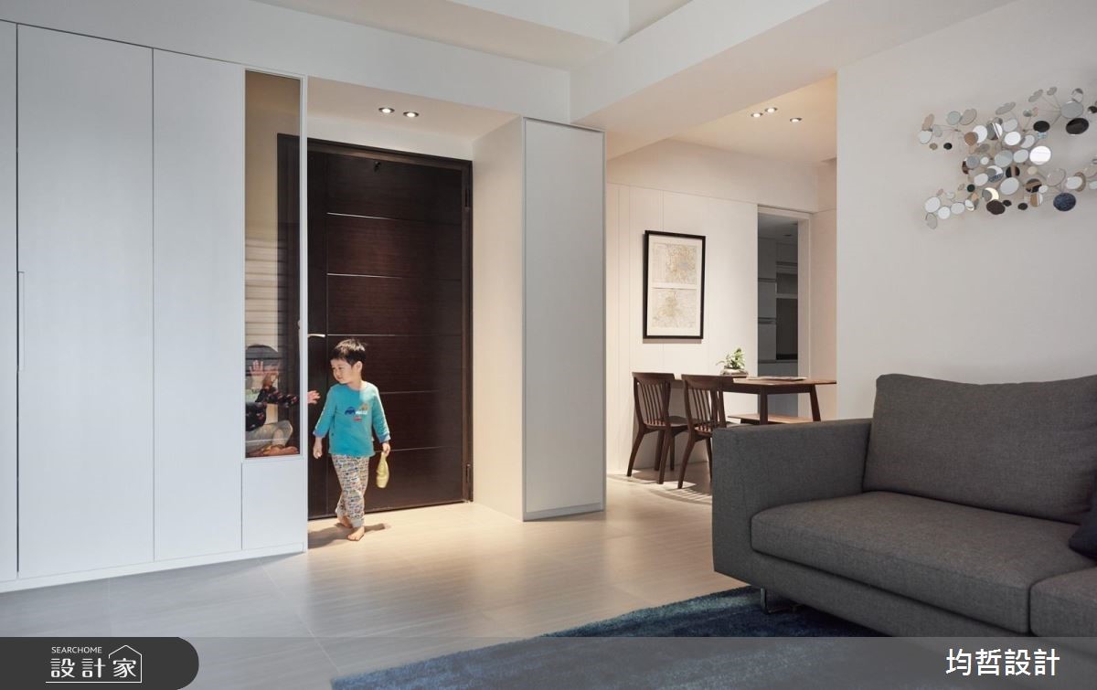 40坪新成屋(5年以下)＿簡約風玄關案例圖片＿均哲室內裝修設計有限公司＿均哲_02之1