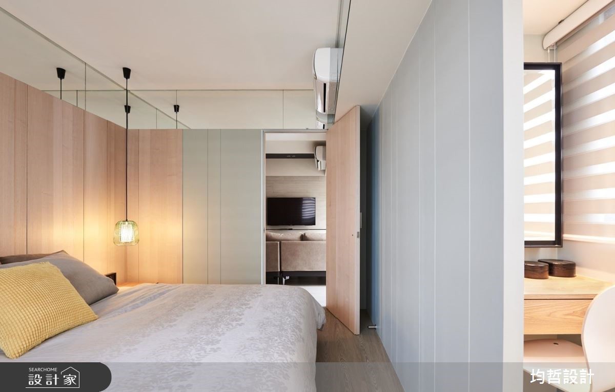 18坪新成屋(5年以下)＿簡約風臥室案例圖片＿均哲室內裝修設計有限公司＿均哲_03之11