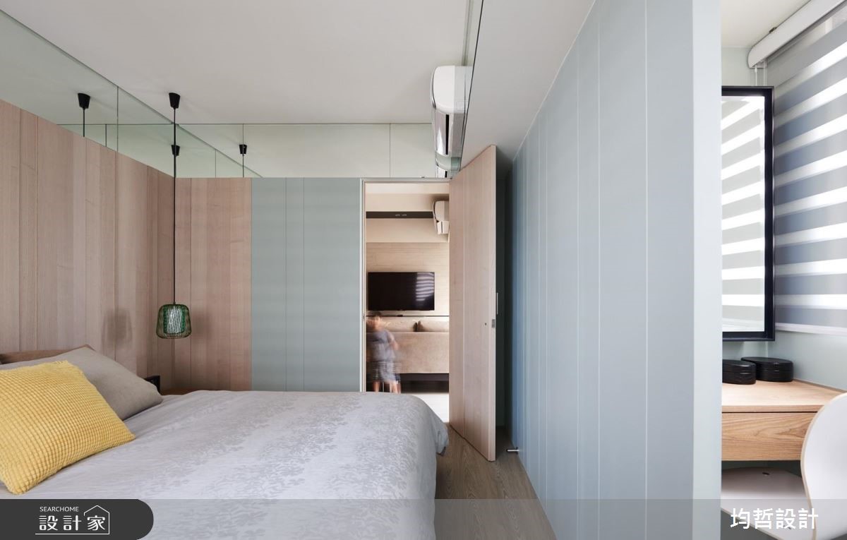 18坪新成屋(5年以下)＿簡約風臥室案例圖片＿均哲室內裝修設計有限公司＿均哲_03之10