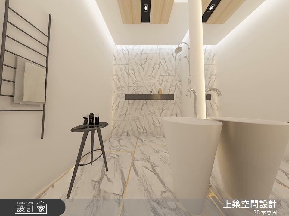 28坪新成屋(5年以下)＿混搭風浴室案例圖片＿上築空間設計＿上築_01之7