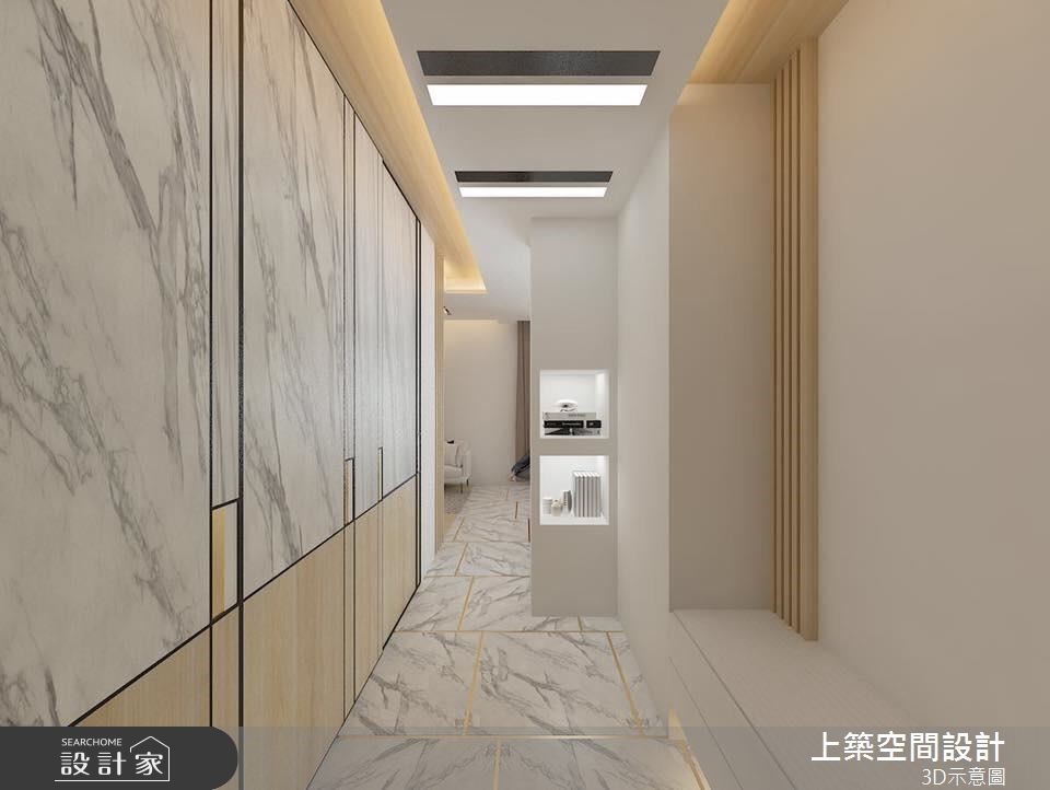28坪新成屋(5年以下)＿混搭風玄關案例圖片＿上築空間設計＿上築_01之1